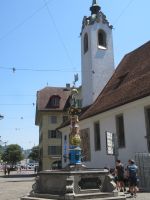 221 Luzern - Kapelle St.Peter mit Fritschibrunnen
