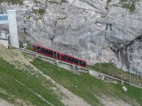 239 Auf dem   Pilatus -Zahnradbahn