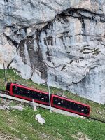 243 Auf dem   Pilatus -Zahnradbahn