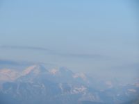 359 Auf dem   Pilatus - Blick in die Berner Alpen mit Eiger, Mönch und Jungfrau