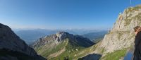 361 Auf dem   Pilatus - Blick in die Berner Alpen mit Eiger, Mönch und Jungfrau
