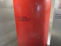 513 Auf dem Säntis - Führung - Blitzeinschläge in einem Teil des Haut des Turmes