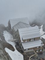519 Auf dem Säntis -Leider keine Sich - das alte Gasthaust