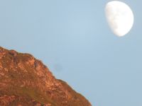 609 Schwägalp - der Mond schaut über das Säntismassiv