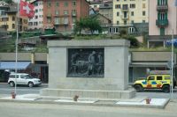 Das Denkmal für die Tunnelarbeiter