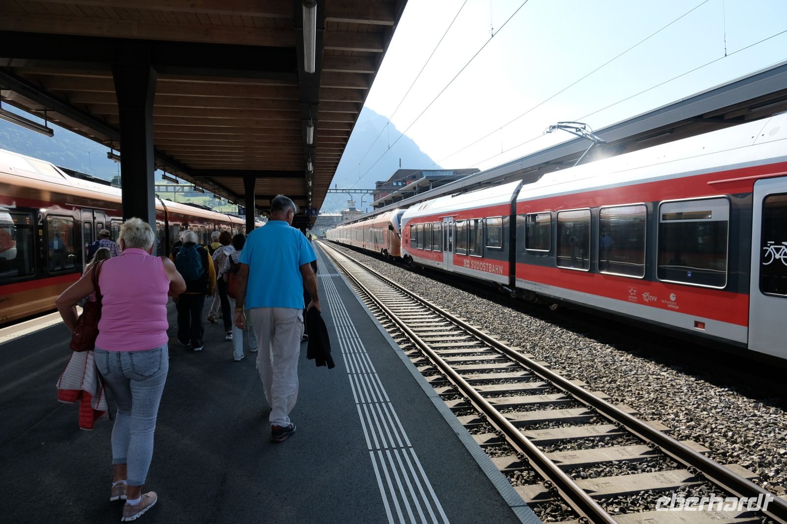 Umsteigen in Bellizona