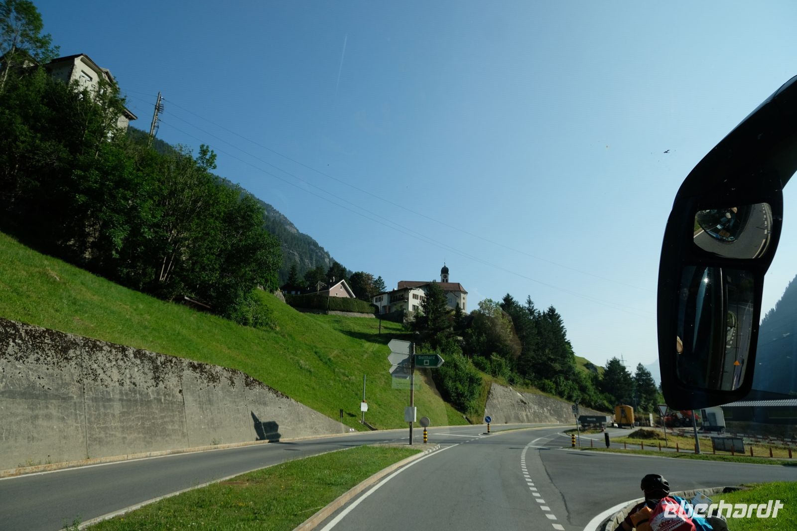 Auf der Fahrt nach Andermatt