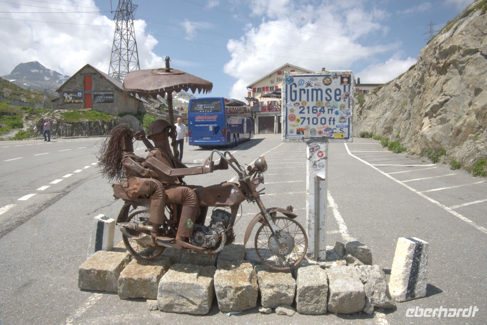 Auf dem Pass in 2164m