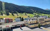 Davos, Bahnhof und Bergbahn zum Jakobshorn