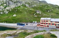 Unser Reisebus am Grimselpass