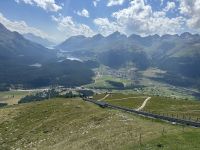 zauberhafte Aussicht auf die Bergwelt der Schweiz