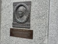 Zermatt - Hotel Monte Rosa - Gedenkstein für Edward Whymper