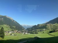 mit dem Glacier-Express fahren wir von St. Moritz nach Zermatt