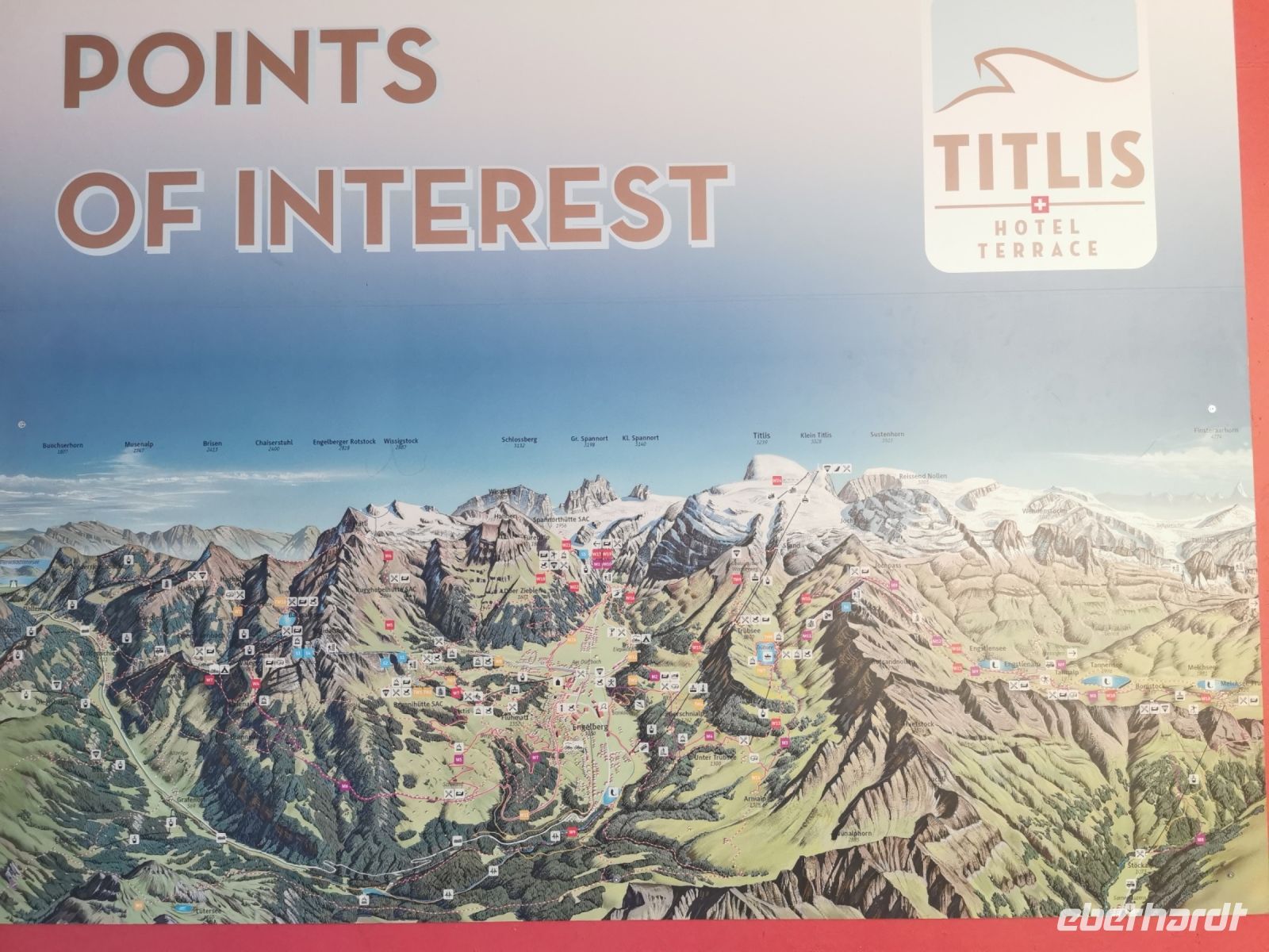 Morgen geht es auf den Titlis, ein attraktives Ziel auch für die Schweizer