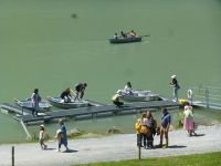 Die Ruderboote können gegen eine Spende benutzt werden.  