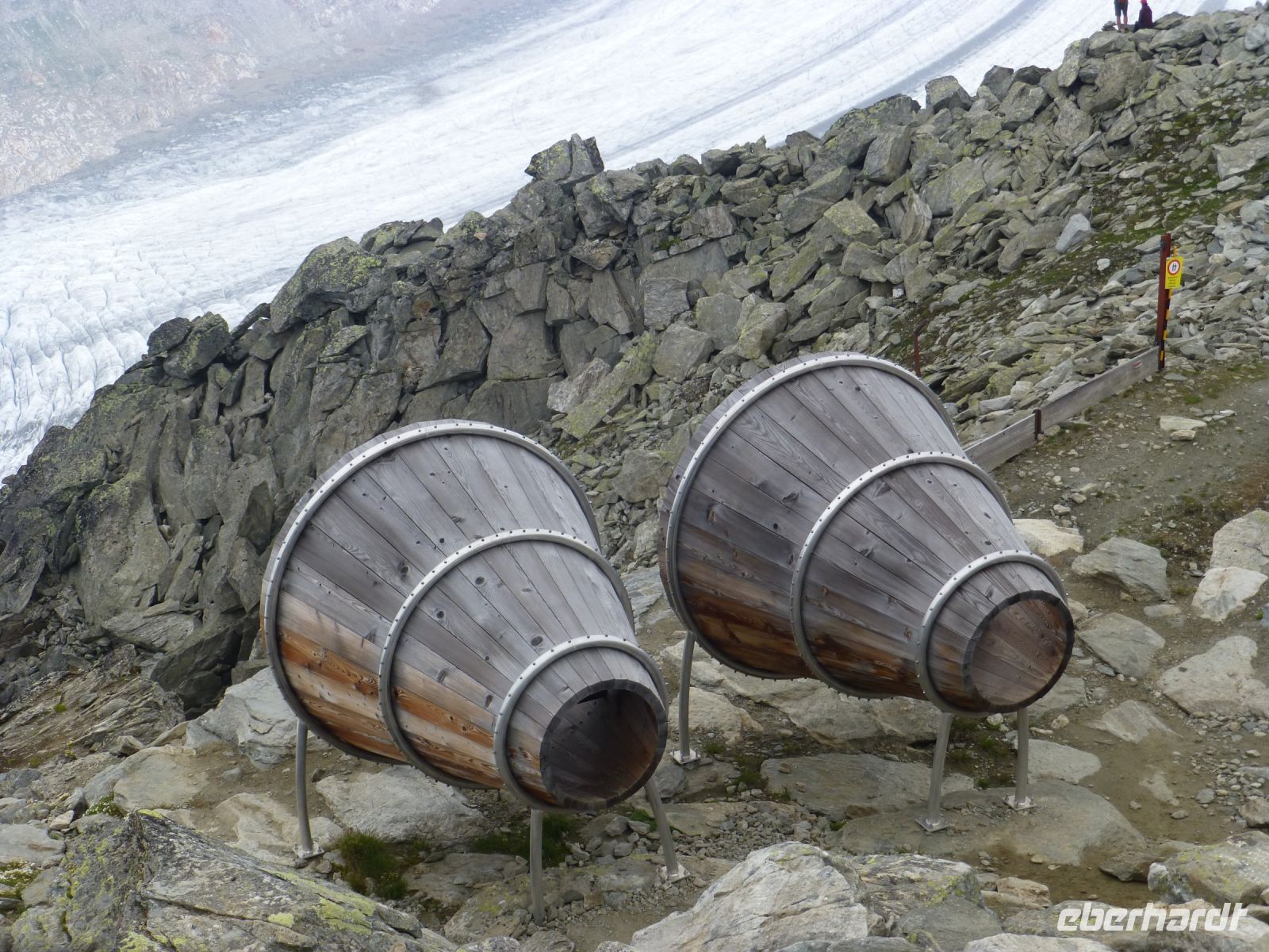 In diesen Trichtern findet der Besucher Ruhe.