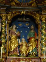 Die kleine Kirche ist geöffnet.