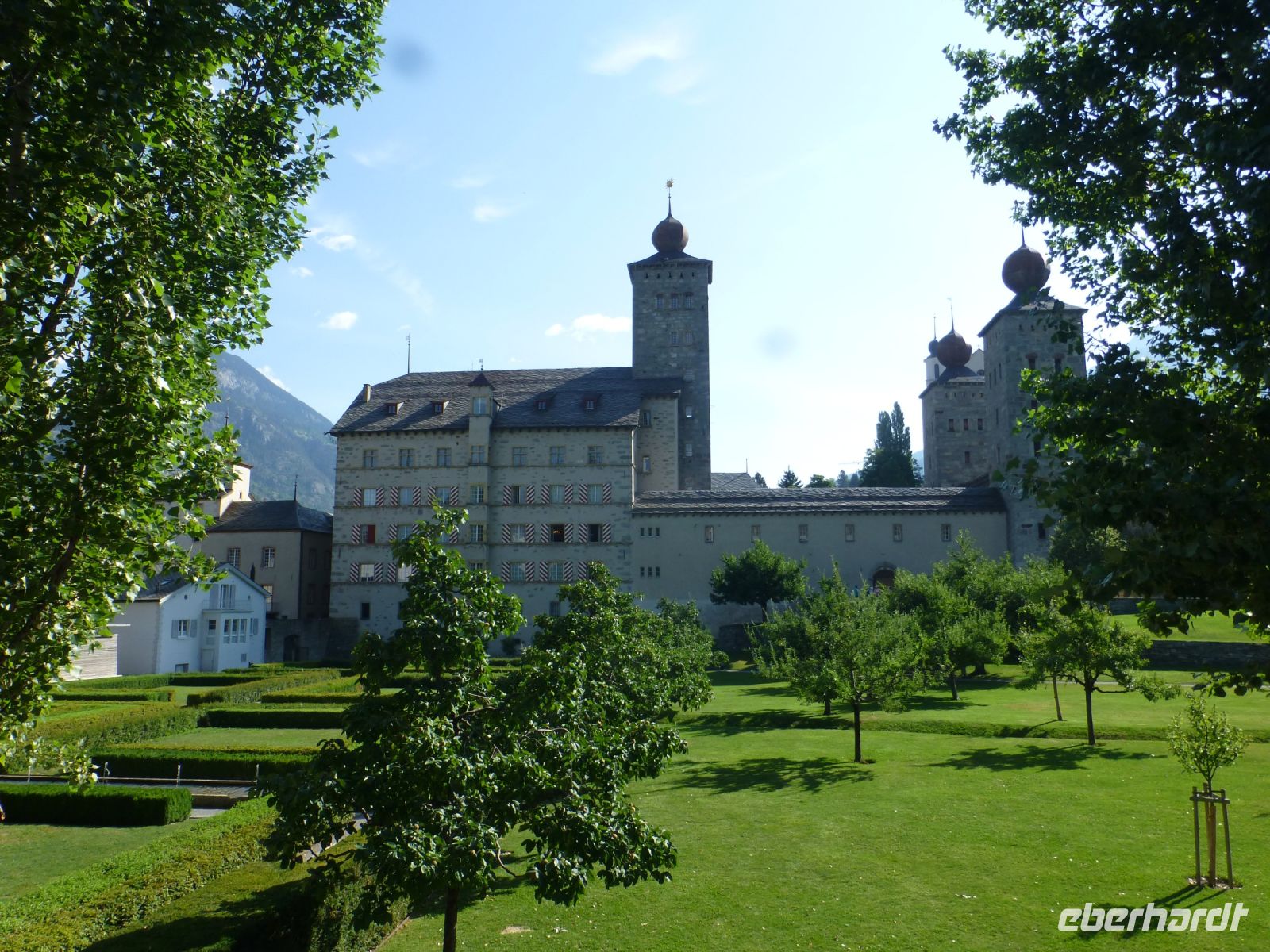 Das Stockalperschloss aus dem 17. Jahrhundert wurde von dem Kaufmann erbaut, der den Simplonpass zur Handelsroute machte.