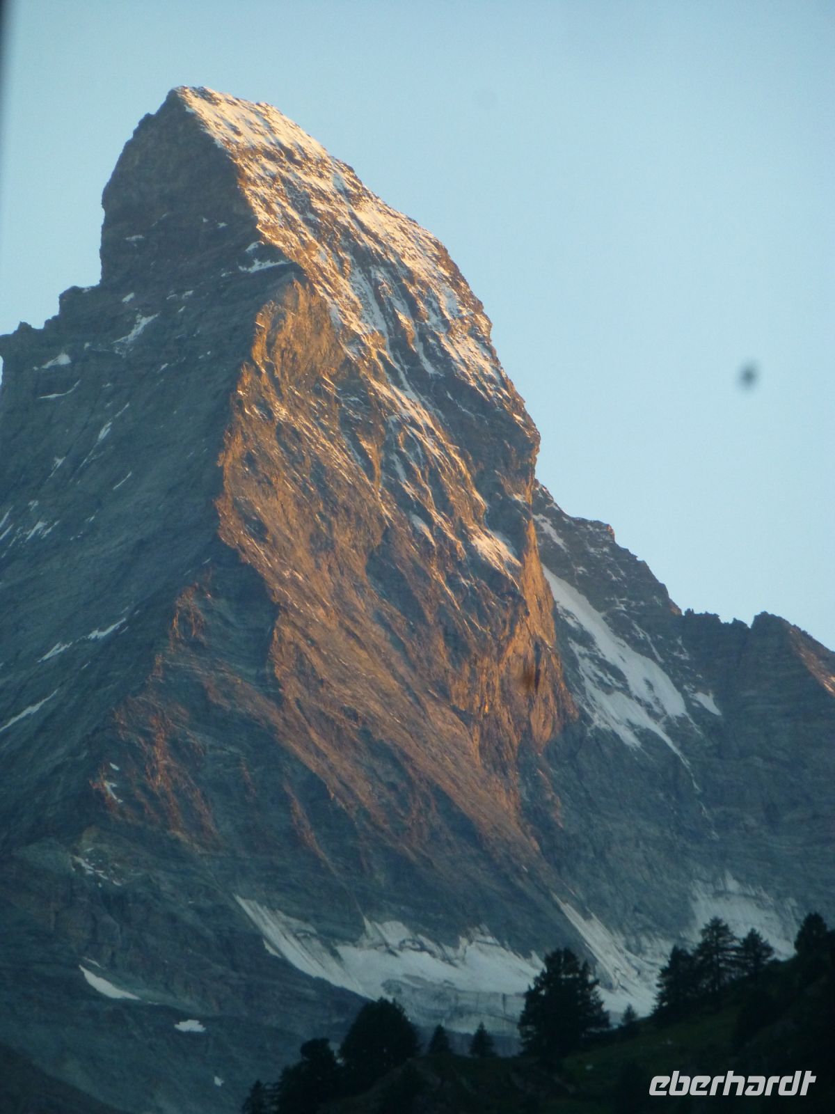 Der Berg im Abendlicht – man kann nicht genug von ihm bekommen.