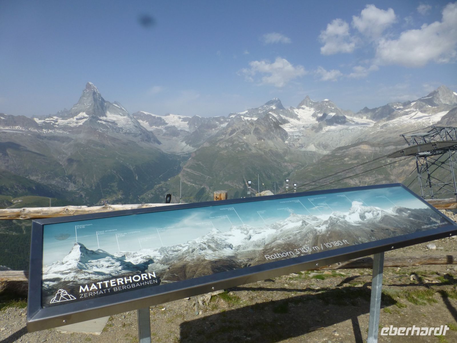 … mit wunderbarer Sicht.