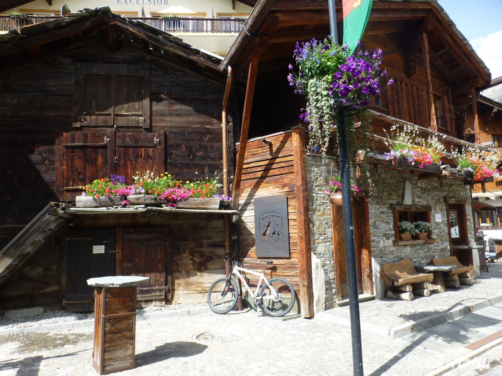 Zermatt hat auch eine „Altstadt“ …