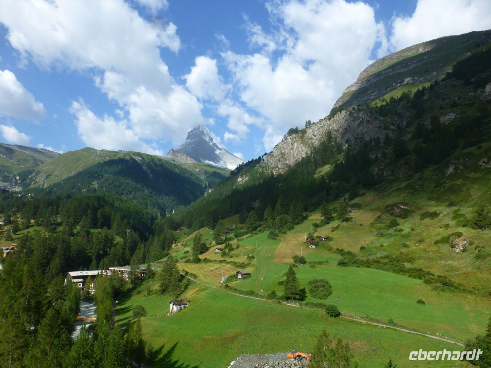 Auf dem Weg zum kleineren Nachbarn, dem Kleinmatterhorn