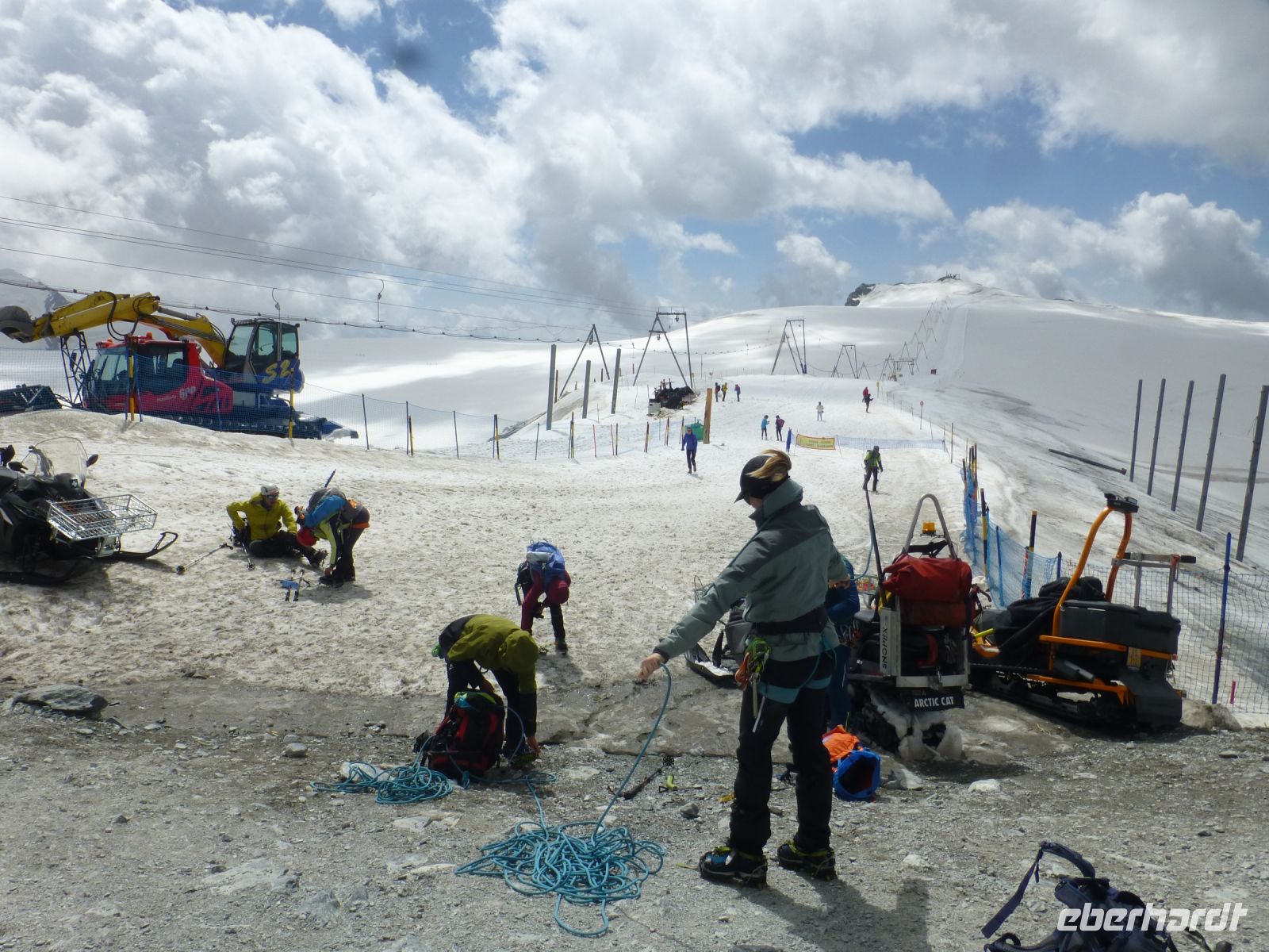 Ausgangs- und Endpunkt für die Seilschaften