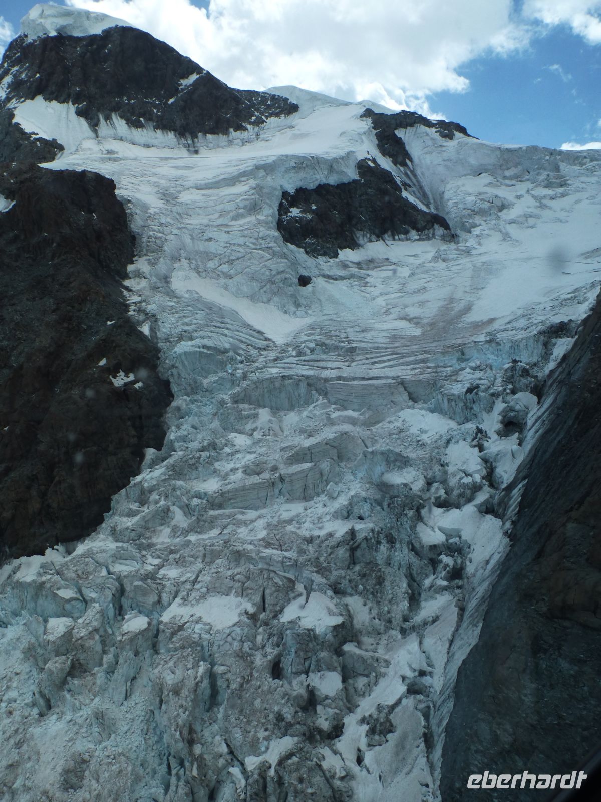 Die Gletscher waren noch für fünf Jahren länger und reichten bis zur Zwischenstation.