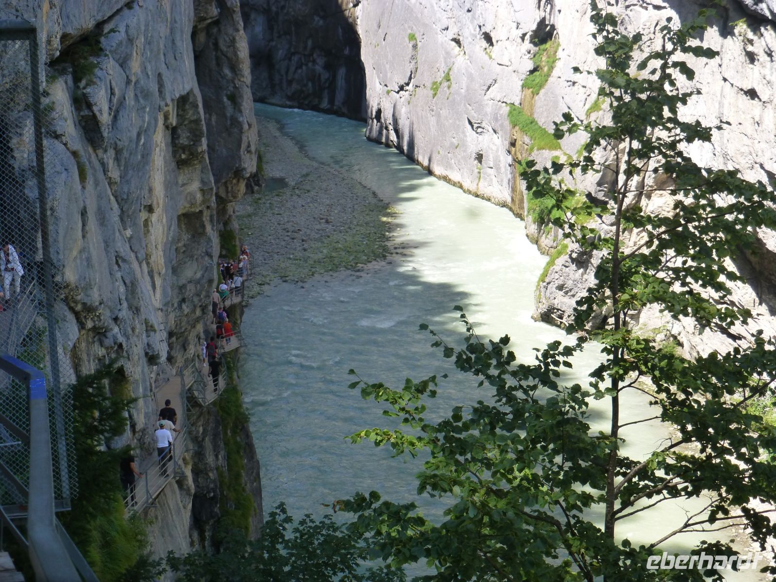 Die Aareschlucht ist überwältigend. 