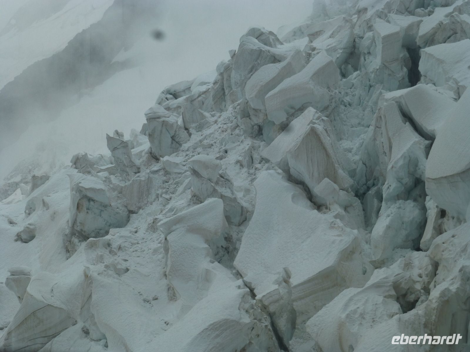 Aussichtspunkte an der Eiger Nordwand mit Blick auf das ewige Eis