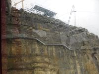 Der Thrill Walk und darüber auch hier eine Baustelle für eine neue Direktlinie. 