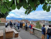 Eberhardt-Reisegruppe in Lausanne