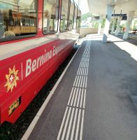 Fahrt mit dem Bernina-Express