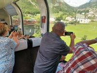 Eberhardt-Reisegäste am Kreisviadukt Brusio