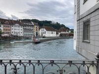 Luzern Blick auf das Reuss-Wehr