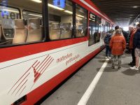 Abfahrt von Zermatt nach Täsch