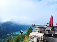 Interlaken, Blick vom Harder Kulm auf den Thuner See
