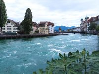 Luzern, der Fluss Reuss