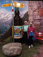 Appenzell, Führung in der Alpenbitter Brennerei, Viele Grüße von Michael und Gisela Gerlach
