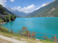 Fahrt mit dem Bernina-Express - Lago di Poschiavo 