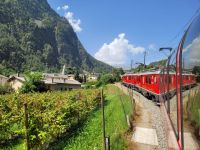 Fahrt mit dem Bernina-Express 
