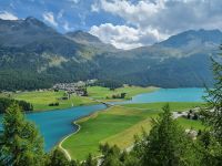 Blick auf die Oberengadiner Seen