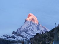 Zermatt - Blick zum Matterhorn am Morgen...
