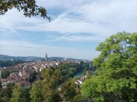 Bern, Stadtführung -Besuch des Rosengartens, Blick auf die Stadt