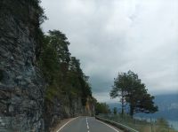 Rückfahrt entlang des Nordufers des Thunersees