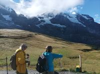 Ankunft auf der kleinen Scheidegg