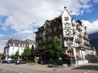Ankunft in Interlaken, Hotel Carlton-Europe Vintage Erwachsenenhotel