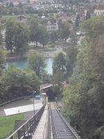 Talstation Harderbahn , Aare und Hotel Carlton