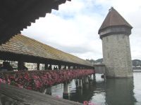Luzern: Kapellbrücke und Wasserturm