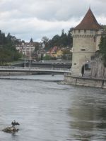 Luzern: Reuss und Nölliturm